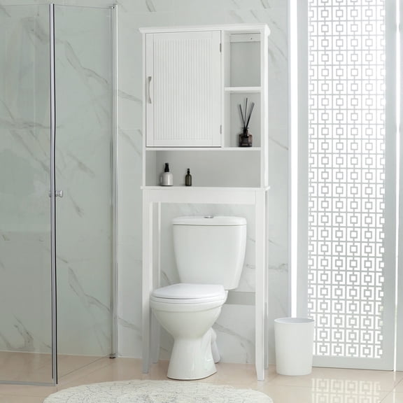 Teamson Home Newport Wooden Over-the-Toilet Space Saver