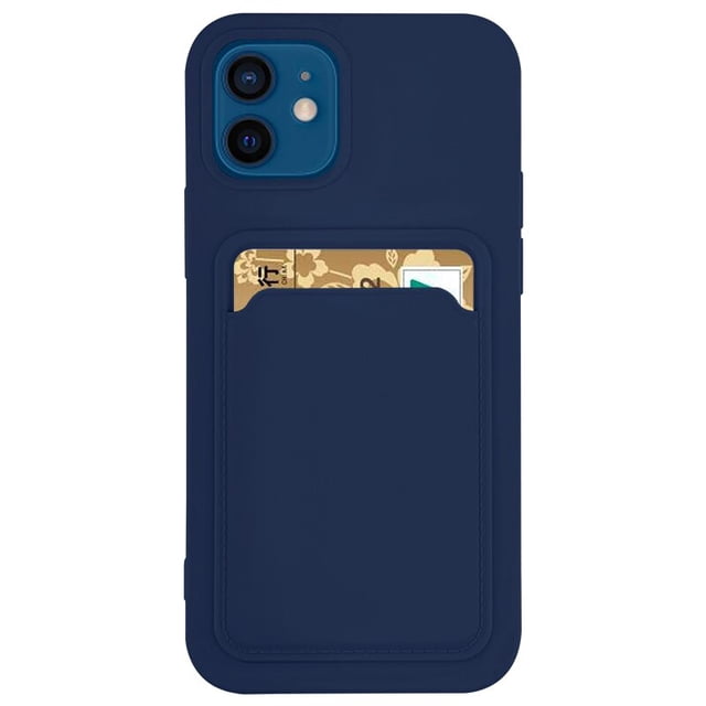 Funda de teléfono para Apple iPhone 14 13 11 12 pro max mini 7 8 plus XR XS X SE 2020, fundas originales, funda para tarjetas, silicona líquida suave Tan Jianjun unisex