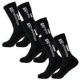 thumbnail image 1 of Calcetines deportivos SpotBlack 3Pares Negro 6-12.5US TapeDesign Calcetines Tubo Medio Algodón., 1 of 1