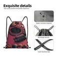 thumbnail image 4 of Bingfone Romantic Heart Guitar Drawstrings Backpacks Bags for Men Women Gym Drawstrings Bag-Small, 4 of 6