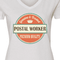 thumbnail image 4 of Inktastic Postal Worker Funny Gift Idea Women's V-Neck T-Shirt, 4 of 5