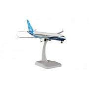 Hogan HG11267G Boeing House 737max8 with Stand & Gears Scale 1-200 Airplane Model Toys