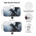 thumbnail image 3 of Fuzoiu Valley Gray Dragon Print Car Windshield Sun Shade,Block Uv Rays Sunshade,Foldable Front Window Sun Visor Protector for Car,SUV,Truck-Keep Vehicle Cool-Valley Gray Dragon, 3 of 8