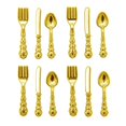 thumbnail image 2 of 5x 12 Piezas Casa de Vajilla Juguetes 1:12 Cuchillo de Aleación Tenedor Set Casa de de Comedor Accesorios 5 piezas, 2 of 6