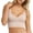 Evening Blush, variant on Maidenform Women's Pure Comfort Seamless Brami, Pullover Wireless V-Neck Cami Bra, Removable Cups, Urchin Teal, X-Large