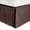 Chocolate Brown, variant on Mocassi Striped Bed Skirt, 1500 Thread Count Quality, Pleated for a Clean Look- Easy Care, Wrinkle and Stain Resistant, Stripe, Twin, White