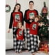 thumbnail image 1 of Pijamas familiares a juego de Navidad 2025, pijamas con estampado de dibujos animados, conjunto a juego para adultos y niños, mono para bebé y ropa para perros, 1 of 5