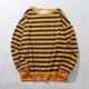 thumbnail image 3 of Gibobby Sudadera hombre Sudadera de vellón de manga larga con cuello redondo sin capucha para Hombre(Amarillo,XG), 3 of 5