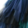 thumbnail image 4 of vigerkar 2025 Women's Tutu Tulle A-Line Layered Mesh Midi Skirt Blue, One Size, 4 of 4