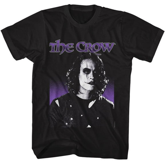 The Crow Logo And Draven Black Adult T-Shirt