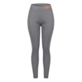 thumbnail image 2 of Stretch Tights for Women High Waist Base Layer Pants Fleece Lined Cold Weather Winter Pants Thermal Leggings, 2 of 9