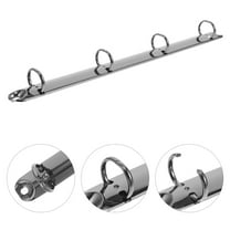 HEMOTON A4 Notebook Mechanism Replacement Kit 4 Ring Metal Binder Mechanisms Binding Spines Combs for Loose Leaf Notebook And Folder For Office School And Travel