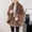 Khaki, variant on Shawl Wraps for Women Sequins Fleece Elegant Soft Thicken Open Front Scarves Oversized Fall Everyday Wear