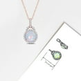 thumbnail image 4 of Everly Women's 3.25CT TGW Opal and Topaz Yellow Gold Plated Pendant, 4 of 8