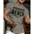 thumbnail image 2 of Gymish Bench Sets Us Apart Workout Shirt for Men – Funny Lifting Gym T-Shirt, Mens Gym Shirt, Fitness Gift for Men, 2 of 7