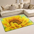 thumbnail image 2 of Coolnut Lightweight Carpet Mats, 31 x 20 inches Area Soft Rugs Floor Mat Doormat Decoration for Rooms Entrance Bright Yellow Sunflower, 2 of 6