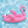 thumbnail image 2 of Pool Central 42.5" Inflatable Flamingo Round Children's Swimming Pool - Pink/White, 2 of 6