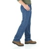 Wrangler Men's Regular Fit Jeans with Comfort Flex Waistband, Dark Stonewash, Size 32 x 34