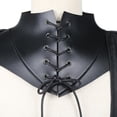 thumbnail image 3 of Mujeres Hombres Moda Hombro Capa Ropa Retro Cabo Gótico Punk Elástico L Zulema manto negro, 3 of 8
