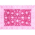 thumbnail image 1 of Ahgly Company Indoor Rectangle Oriental Pink Traditional Area Rugs, 6' x 9', 1 of 4