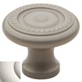 thumbnail image 1 of 1.25 in. dia. Rope Cabinet Knob, Polished Nickel, 1 of 1