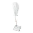 thumbnail image 4 of pluma de firma de boda,pluma bolígrafo bolígrafo pluma de firma de boda,bolígrafo de boda bolígrafo de firma bolígrafo de libro de invitados,elegante bolígrafo vintage bolígrafo blanco, 4 of 9