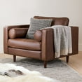 thumbnail image 2 of Vesper Leather Lounge Chair, 2 of 5