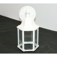 thumbnail image 6 of Sunset Lighting F7851-30 Outdoor Wall Sconce with Clear Beveled Glass, White Finish, 6 of 7