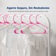 thumbnail image 3 of Ganchos de Plastico Premium SereneLife, Antideslizantes, Ahorradores de Espacio, Duraderos y Resistentes, para Camisas, Suéteres, Sudaderas, Abrigos, Pantalones y Vestidos, Rosa, Pack 10, 3 of 7
