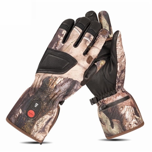 Sun Will Men's Tactical Gloves, Rechargeable Battery Warm Hunting Gloves XS-3XL