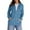 Sky Blue, variant on WTOBBY Women's Oversized Zip Hoodie Long Sleeve Casual Sweatshirt Jacket Pullover Style with Kangaroo Pocket Side Split Detail Fleece Lined Comfort Fit for Street Fashion,Dark Gray XL