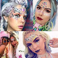 thumbnail image 4 of Gemmes Visage en Strass Bijoux, Cristaux Rave Gemmes Visage à Coller, pour Festival Rave, 4 of 5