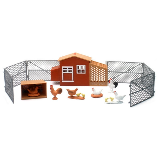 Chicken Coop Playset with Sounds by New Ray SS05116