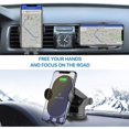 thumbnail image 3 of Dashboard Air Vent Car Wireless Charger Mount for #device_series - Holder Fast Charge Auto Sensor Dock Cradle 10W and 7.5W L5V for iPhone 11 Pro Max, 3 of 9