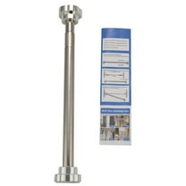 Extendable Clothes Drying Pole Stainless Steel Shower Curtain Rod Retractable Spring Tension Rod for Bathroom 40-55cm
