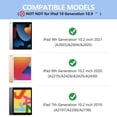 thumbnail image 2 of Funda para iPad con teclado AMZCase para iPad de 9ª, 8ª y 7ª generación, 2 of 8