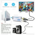 thumbnail image 4 of Wii to HDMI Converter Adapter，Connect Wii Console to HDMI Display in 1080p Output Video with 3.5mm Audio Supports All Wii Display Modes White, 4 of 10