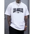 thumbnail image 1 of Los Angeles Graphic for Men - Casual Crew Neck T-Shirt with Stretch, Breathable Polyester Blend - Perfect for Summer Tee For Adult, Men, Women, Teen, Teenager, Adolescent, Youth, 1 of 5