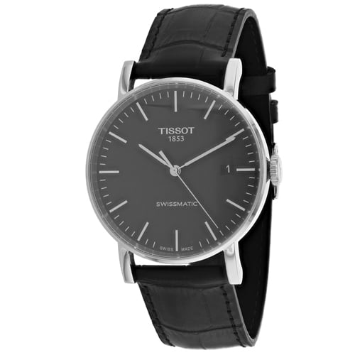 Tissot Everytime Swissmatic Stainless Steel Leather Mens Automatic Watch  T1094071605100 - Walmart.com