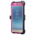 thumbnail image 3 of Samsung Galaxy J3 2018 Case,Galaxy J3 Orbit ,J3 Star/J3 V 2018/J3 Achieve/J3 Aura/Express Prime 3/Amp Prime 3 Case,Shock Proof w[Built In Screen Protector] Holster,Purple, 3 of 5