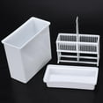 thumbnail image 2 of 2 in 1 White 24 Pieces Microscope Slides Staining Rack Dish Set, 2 of 10