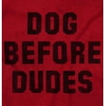 thumbnail image 2 of Dog Before Dudes Pet Owner Friends Women's Plus Size Graphic Tee Brisco Brands 3X, 2 of 4