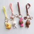 thumbnail image 4 of Cute Cartoon Keychain accessories with Kawaii Anime Bear Key Ring Bag Charm Decoration Gift for Men Women Girls, 4 of 5