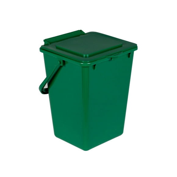 Busch Systems Kitchen Composter Bin - 2.25 G - KC2000 - Solid Lid - Compost Green Indoor Container
