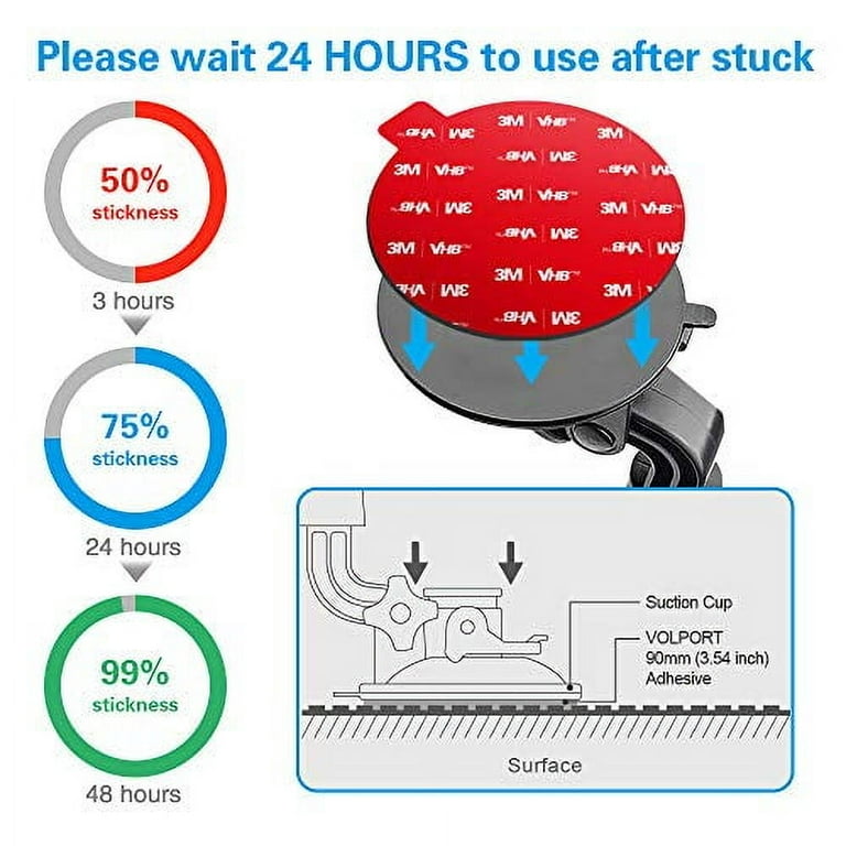 URAQT Dashcam Plakstrips 20 Stuks, 30 X 30mm 3m VHB Dubbelzijdige Tape, 3m Dubbelzijdige Plakstrips, Water- En Hittebestendigheid, voor Auto's, Thuis, Ledstrips, Kantoor, Binnen- en Buitengebruik