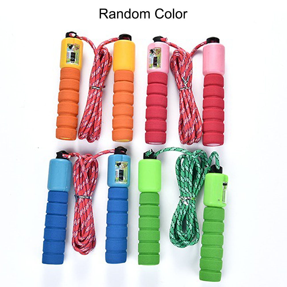 Skipping Rope With Counter Adult Children Exercise Jumping Game Fitness Activity 