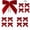 Red, variant on Hwkond Christmas Decorations Outdoor 12pc Christmas Decorations 5.5cm Mini Small Christmas Tree Hanging Ornaments,Orange on Clearance