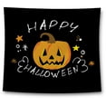 thumbnail image 1 of Awkward Styles Halloween Tapestry Wall Hanging Funny Pumpkin Black Home Decor, 1 of 2