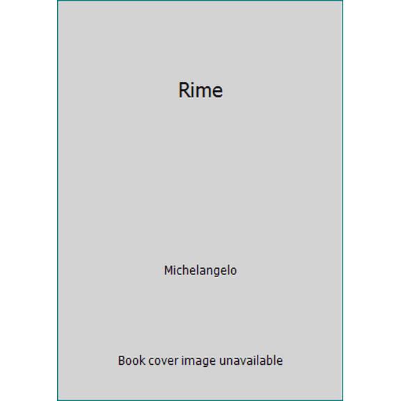 Pre-Owned Rime (Paperback) 8817120286 9788817120289