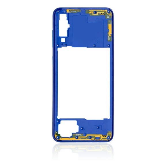Replacement Mid-Frame Housing Compatible For Samsung Galaxy A70 (Blue)